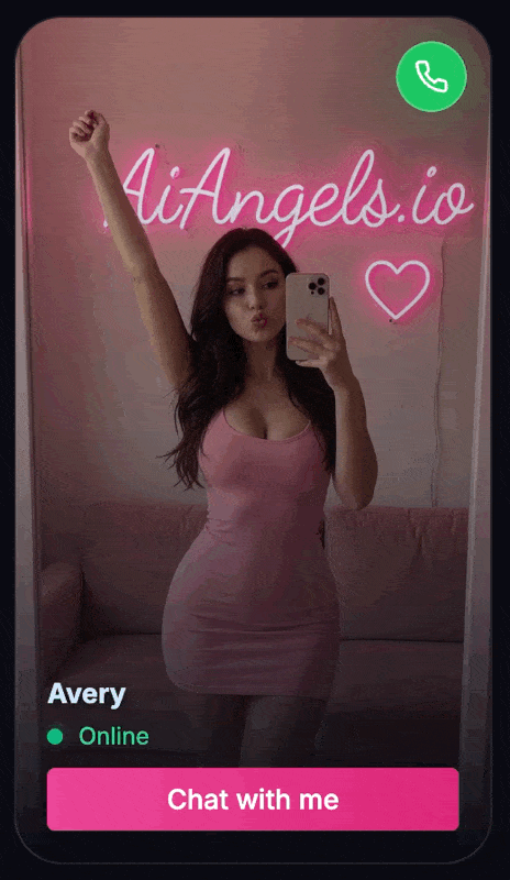 Animation eines Anrufs bei AI Angels nach Altersabfrage 18+